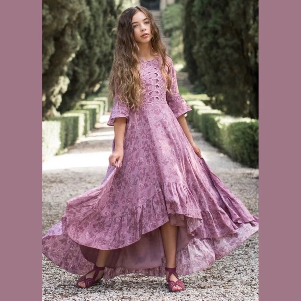 Mia Joy by Joyfolie 💕 Lilac Floral Kastel Dress